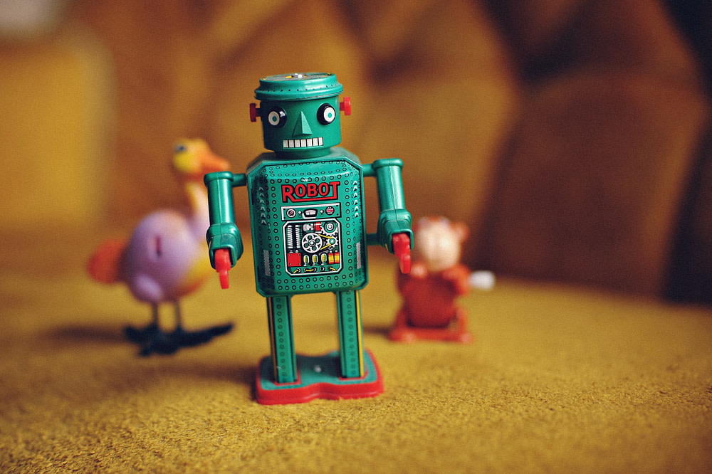 Green Toy Robot